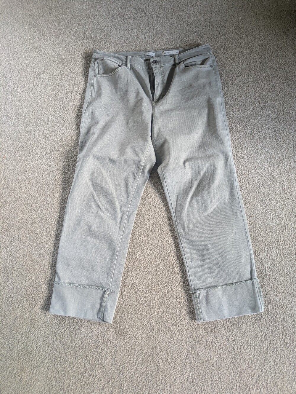 Jjill Light Sage High Rise Demin Jeans